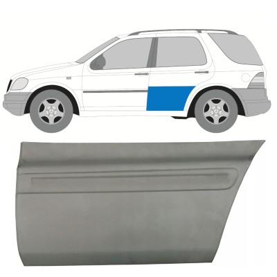 Opravný plech zadných dverí pre Mercedes M-Class ML W163 1998-2005 / Ľavý 16091