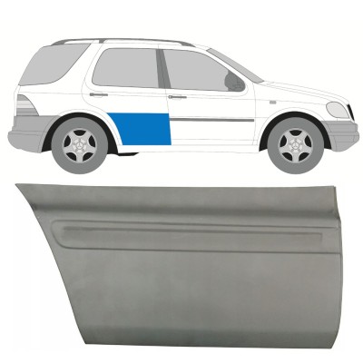 Opravný plech zadných dverí pre Mercedes M-Class ML W163 1998-2005 / Pravá 16090