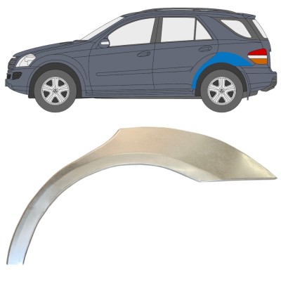 Lem zadného blatníka pre Mercedes-Benz M-Class ML W164 2005-2011 / Ľavý 14930