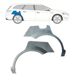 Lem zadného blatníka pre Ford Mondeo 2007-2010 / Ľavá+Pravá / COMBI / SEDAN / Sada 16849