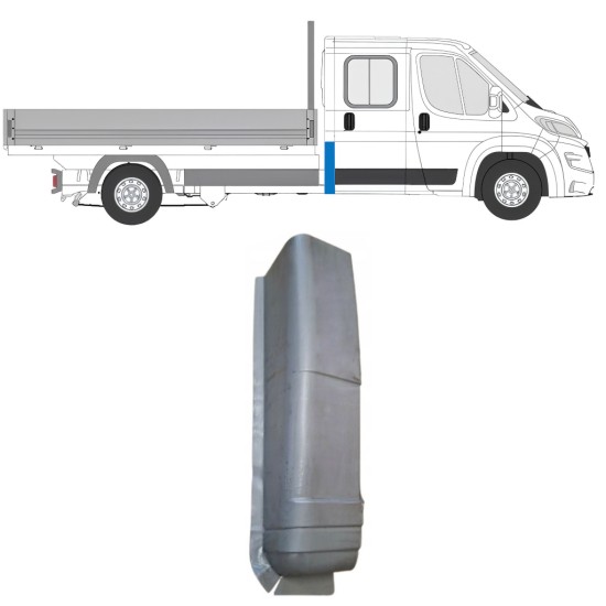 Opravný plech zadného rohu pre Opel Movano 2021-2026 / Pravá 16620
