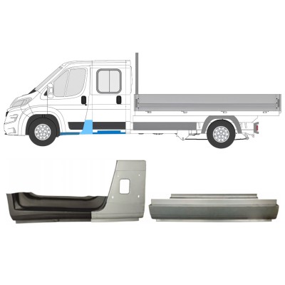 Opravný plech sada pre Opel Movano 2021-2026 / Ľavý 16433