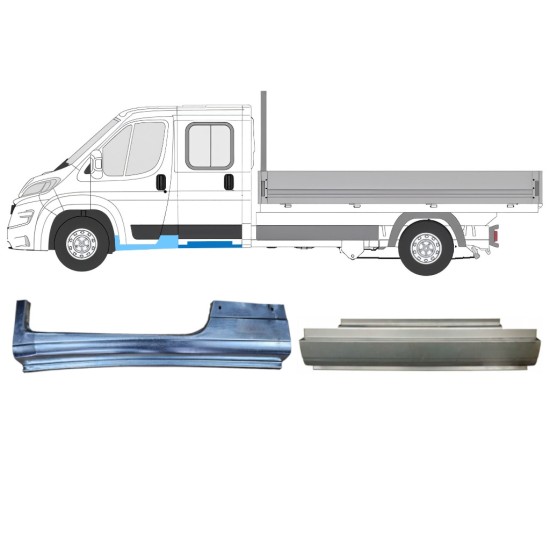 Opravný plech sada pre Opel Movano 2021-2026 / Ľavý 16437