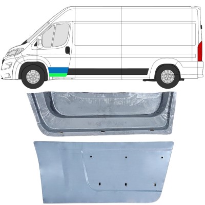 Opravný plech predných dverí vnútorný + vonkajší pre Opel Movano 2021-2026 / Ľavý 16479