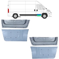 Opravný plech predných dverí vnútorný + vonkajší pre Opel Movano 2021-2026 16480