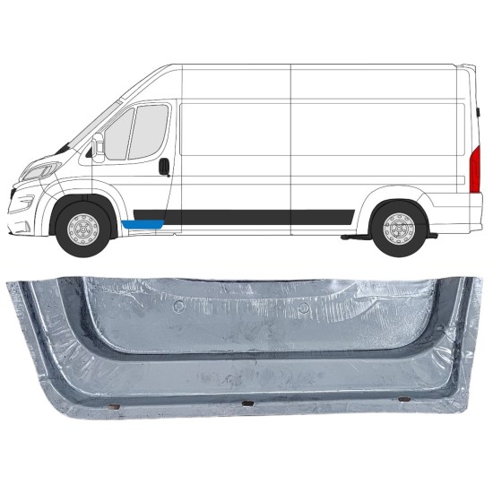 Opravný plech predných dverí vnútorný pre Opel Movano 2021-2026 / Ľavý 16476
