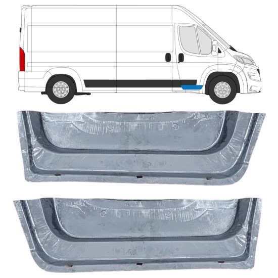 Opravný plech predných dverí vnútorný pre Opel Movano 2021-2026 / Ľavá+Pravá 16477