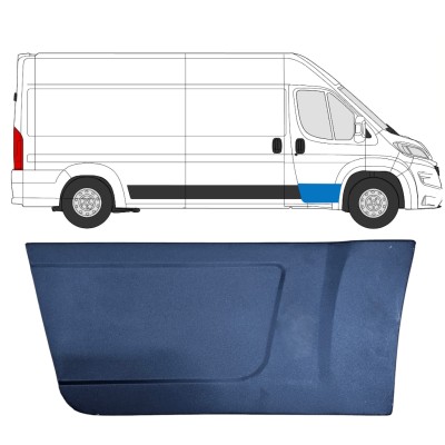 Opravný plech predných dverí pre Opel Movano 2021-2026 / Pravá 16447