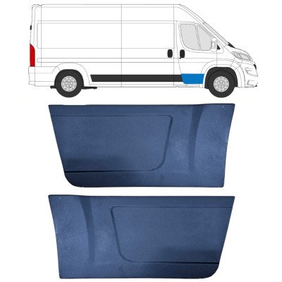 Opravný plech predných dverí pre Opel Movano 2021-2026 / Ľavá+Pravá / Sada 16449