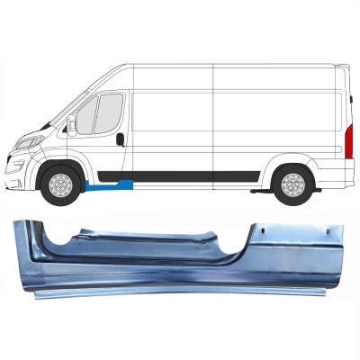 Opravný plech prahu predných dverí pre Opel Movano 2021-2026 / Ľavý 16418