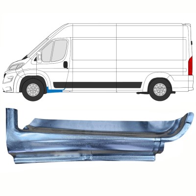 Opravný plech prahu predných dverí pre Opel Movano 2021-2026 / Ľavý 16415