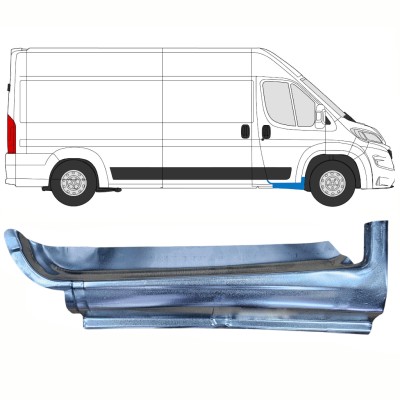 Opravný plech prahu predných dverí pre Opel Movano 2021-2026 / Pravá 16414