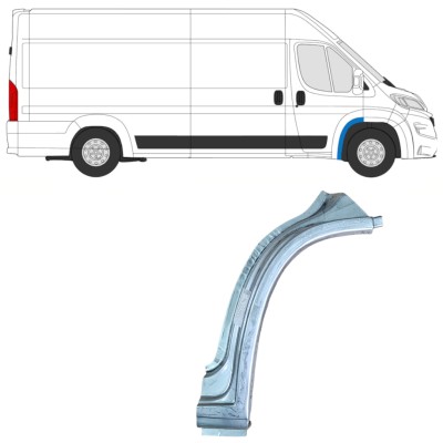 Opravný plech predného podbehu pre Opel Movano 2021-2026 / Pravá 16409