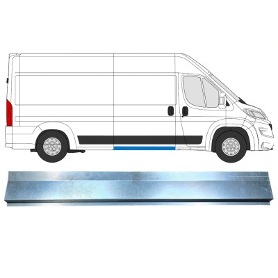 Opravný plech prahu vnútorný pre Opel Movano 2021-2026 / Vľavo = Vpravo (symetrické) 16474