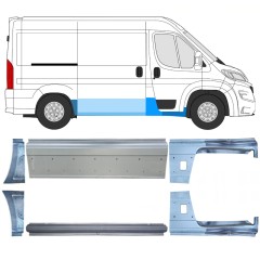 Opravný plech sada pre Opel Movano 2021-2026 / Ľavá+Pravá 16535
