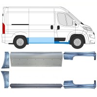 Opravný plech sada pre Opel Movano 2021-2026 / Ľavá+Pravá 16536