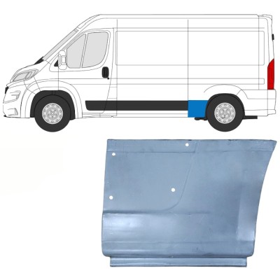 Lem zadného blatníka pre Opel Movano 2021-2026 / Ľavý 16510