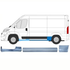 Opravný plech sada pre Opel Movano 2021-2026 / Ľavý / 16527