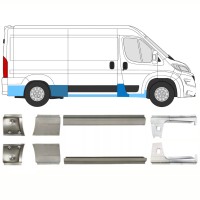 Opravný plech sada pre Opel Movano 2021-2026 / Ľavá+Pravá 16444