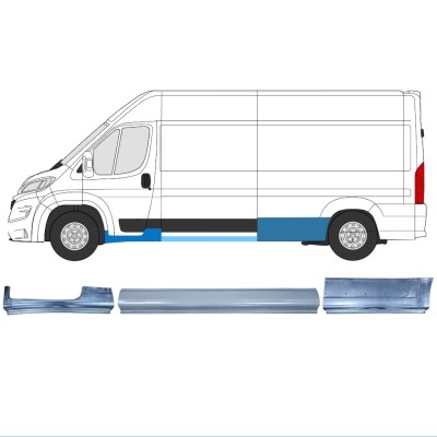 Opravný plech sada pre Opel Movano 2021-2026 / Ľavý / 16525