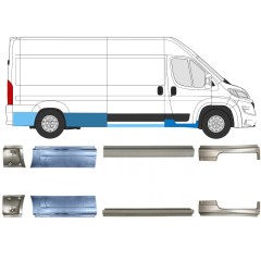 Opravný plech sada pre Opel Movano 2021-2026 / Ľavá+Pravá 16468