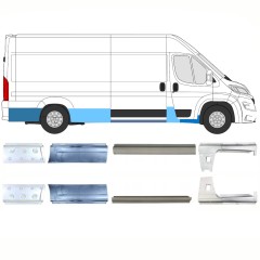 Opravný plech sada pre Opel Movano 2021-2026 / Ľavá+Pravá 16466