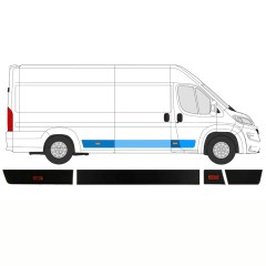 Sada líšt pre Opel Movano 2021-2026 / Pravá / 14422