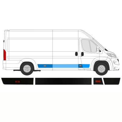 Sada líšt pre Opel Movano 2021-2026 / Pravá / 14422