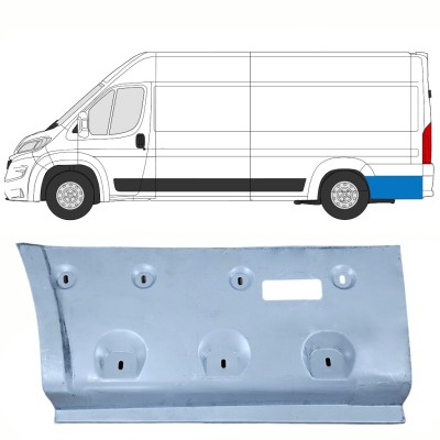 Lem zadného blatníka pre Opel Movano 2021-2026 / Ľavý 16494