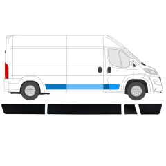 Sada líšt pre Opel Movano 2021-2026 / Pravá / 14416