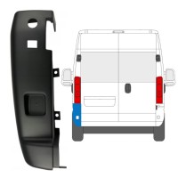 Roh zadného nárazníka 180 stupňov pre Opel Movano 2021-2026 / Ľavý 15801