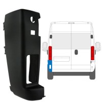 Roh zadného nárazníka 180 stupňov pre Opel Movano 2021-2026 / Ľavý 15802