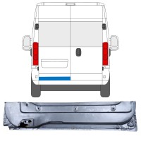 Opravný plech zadných dverí pre Opel Movano 2021-2026 / Ľavý 16505