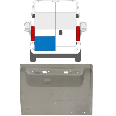 Opravný plech zadných dverí pre Opel Movano 2021-2026 / Ľavý 16503