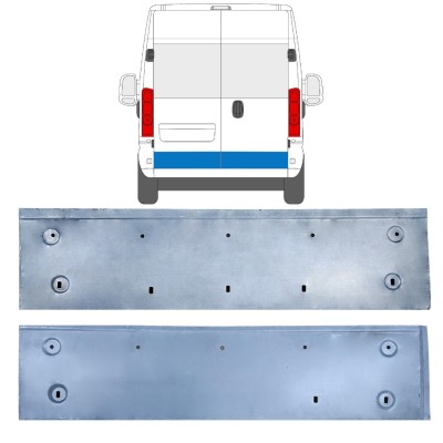 Opravný plech zadných dverí pre Opel Movano 2021-2026 / Ľavá+Pravá 16514