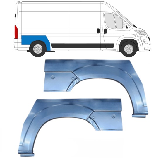 Lem zadného blatníka pre Opel Movano 2021-2026 / Ľavá+Pravá 16440