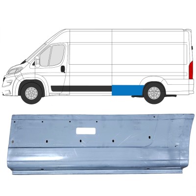 Lem zadného blatníka pre Opel Movano 2021-2026 / Ľavý 16496