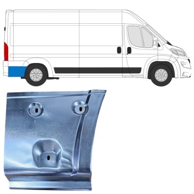 Opravný plech zadného blatníka zadná časť pre Opel Movano 2021-2026 / Pravá 16500