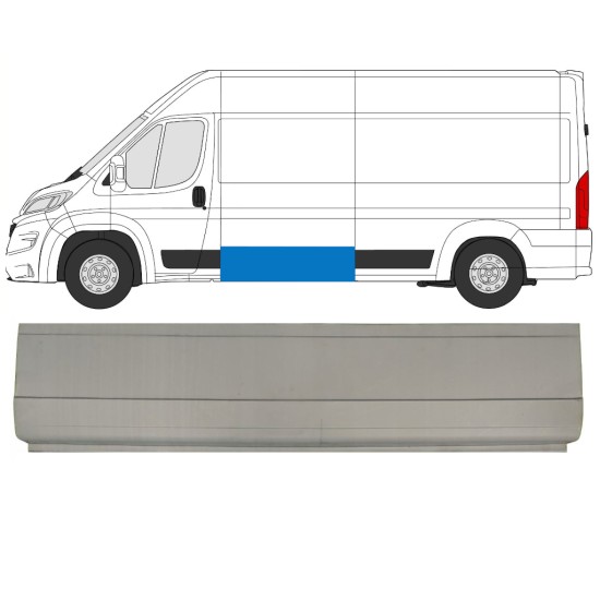Opravný plech bočnej steny pre Opel Movano 2021-2026 / Ľavý 16431