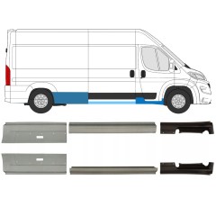Opravný plech sada pre Opel Movano 2021-2026 / Ľavá+Pravá 16469