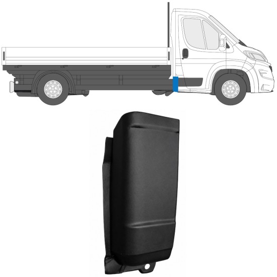 Opravný plech zadného rohu pre Opel Movano 2021-2026 / Pravá 16993