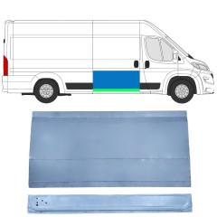 Opravný plech posuvných dverí vnútorný + vonkajší pre Opel Movano 2021-2026 / Pravá 16403