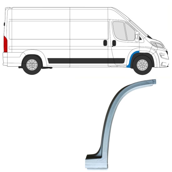 Opravný plech predného podbehu pre Opel Movano 2021-2026 / Pravá 16833