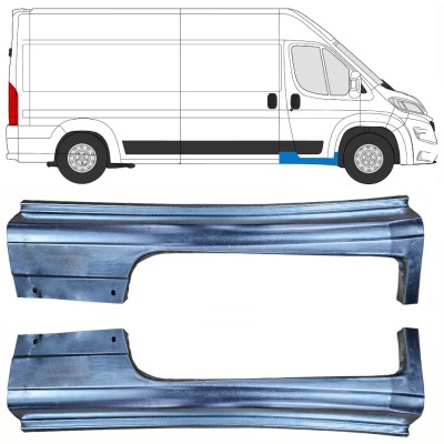 Opravný plech prahu predných dverí pre Opel Movano 2021-2026 / Ľavá+Pravá 16421