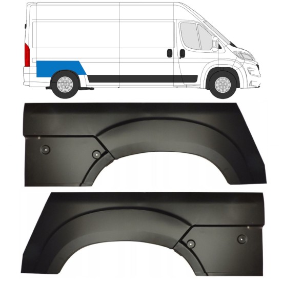 Lem zadného blatníka pre Opel Movano 2021-2026 / Ľavá+Pravá 16443