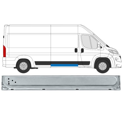 Opravný plech posuvných dverí vnútorný pre Opel Movano 2021-2026 / Pravá 17045
