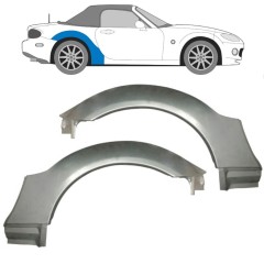 Lem zadného blatníka pre Mazda MX-5 2005-2015 / Ľavá+Pravá / Sada 16145