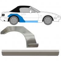 Opravný plech prahu + zadného blatníka pre Mazda MX-5 1989-1998 / Pravá / Sada 11141