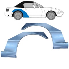 Lem zadného blatníka pre Mazda MX-5 1989-1998 / Ľavá+Pravá / Sada 9609