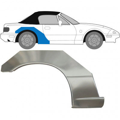 Lem zadného blatníka pre Mazda MX-5 1989-1998 / Pravá 6694